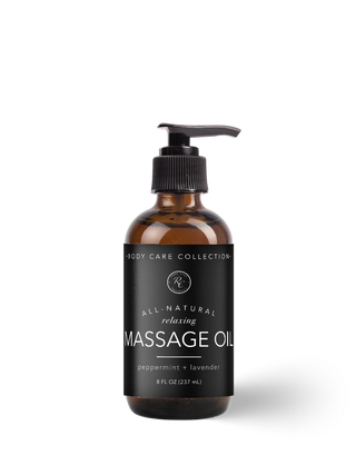 Massage Oil | 8 oz - Peppermint + Lavender