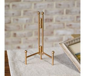8.25" GOLD STRAIGHT BACK EASEL