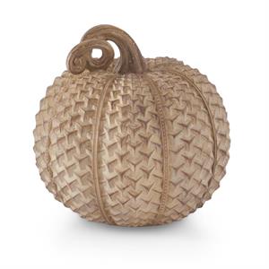 Beige Textured Pumpkin