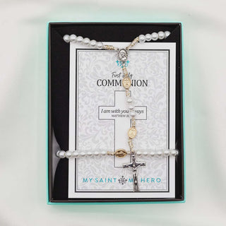 In Communion Rosary & Bracelet Set