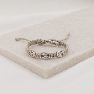 St Michael Protection Bracelet for Kids- Tan
