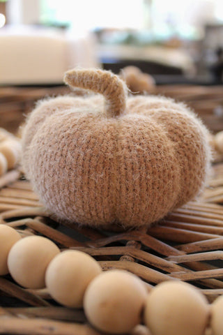Fuzzy Fall Fabric Pumkin