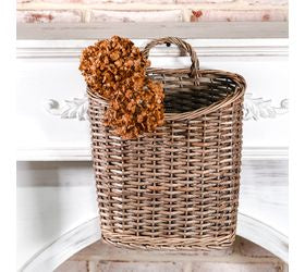 Grey Willow Hanging Basket 10.25 Inch