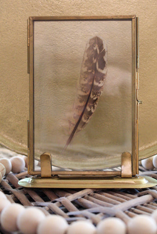 Brass Photo Frame and Stand 4x6