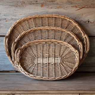 Woven Grape Trays - SET of 3