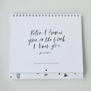 Christian Baby Milestone Calendar