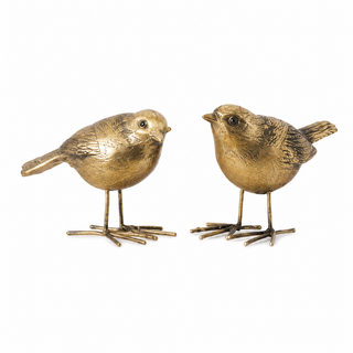 Figurines - Brass Birds - Set of 2