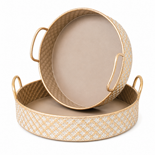 The Heirloom Brass Tray Set