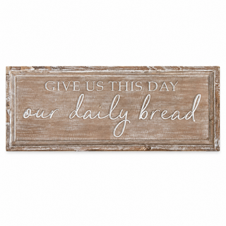 Carved Sign - Our Daily Bread