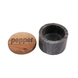 Marble Salt & Pepper Pot Set