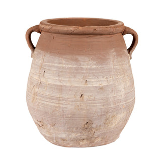 Terra-cotta Urn Whitewashed