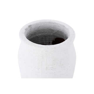 Terra-Cotta Crock- White