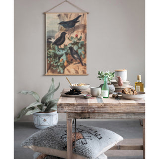 Bamboo Scroll Wall Art - Birds