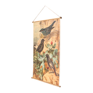 Bamboo Scroll Wall Art - Birds
