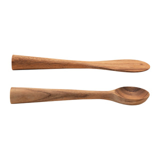 Acacia Wood Standing Spoon & Spatula - Set