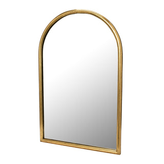 Arched Metal Framed Wall Mirror