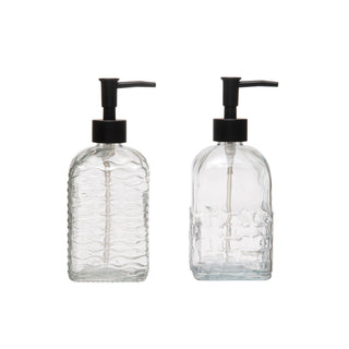Glass Soap / Lotion Dispenser
