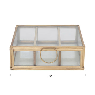 Brass & Glass Box