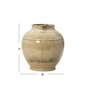 Stoneware Pitcher- Brown