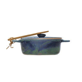 Stoneware Brie Baker w/ Spreader