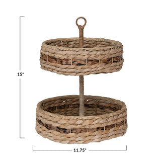 2 Tier Decorative Tray