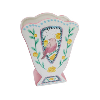 Ceramic Fan Shaped Vase