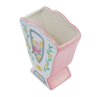 Ceramic Fan Shaped Vase