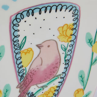 Ceramic Fan Shaped Vase