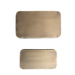Brass Metal Boxes- Set of 2