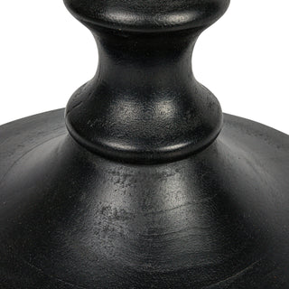 Mango Wood Table - Matte Black