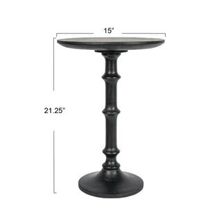 Mango Wood Table - Matte Black