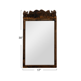 Reclaimed Wood Framed Mirror