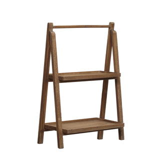 2-Tier Wood Folding Stand