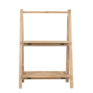 2-Tier Wood Folding Stand