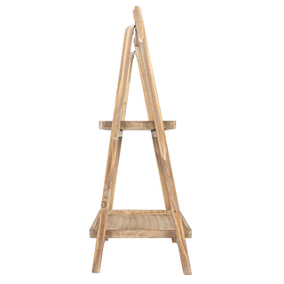 2-Tier Wood Folding Stand