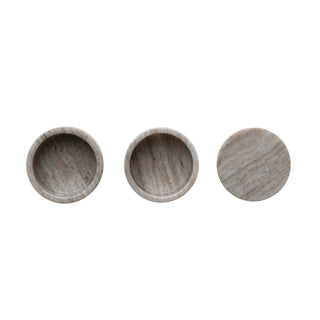 Marble Stacking Pots- Set of 2