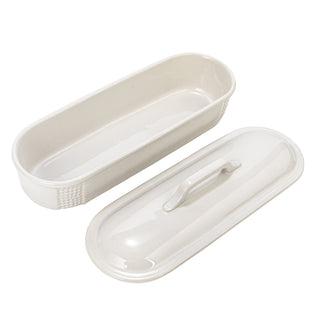 2 Quart Stoneware Baking Dish w/ Lid