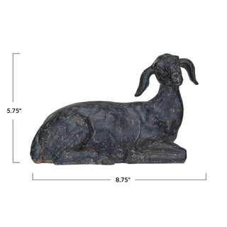 Resin Goat + Cast Iron Finish