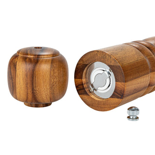 Acacia Wood Salt & Pepper Mill - Set of 2