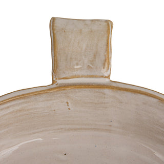 Stoneware Baker with Handles - White