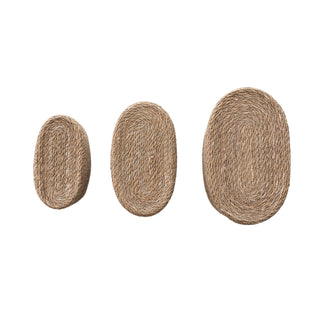 Oval Woven Baskets- set of 3