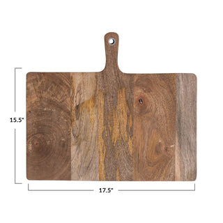 Mango Wood Serving Board w/ Handle