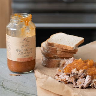 Apple Bourbon Pulled Pork Started