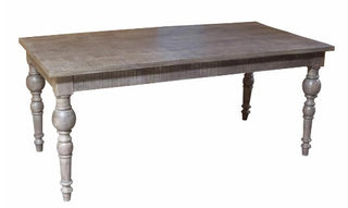Rhodes Rectangle Table - Brown Wash