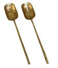 Hayes Salad Servers - Silver