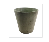Rustic Terra Cotta Pot - Moss Grey
