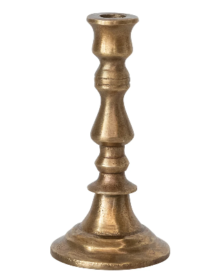 Antique Brass Finish Taper Holder