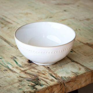 Isabella White Soup Bowl