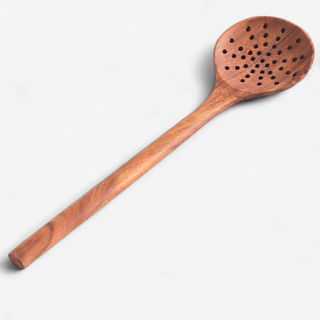 Wooden Straining Spoon