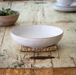 Isabella White Serving Bowl